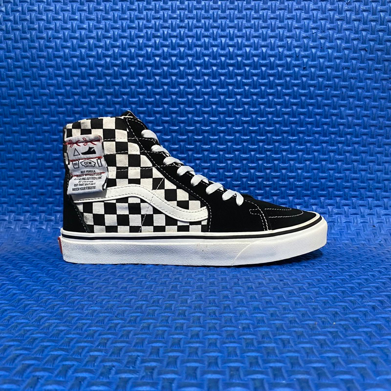 Vans Sk8-Hi Tapered Diy Checkerboard Black White