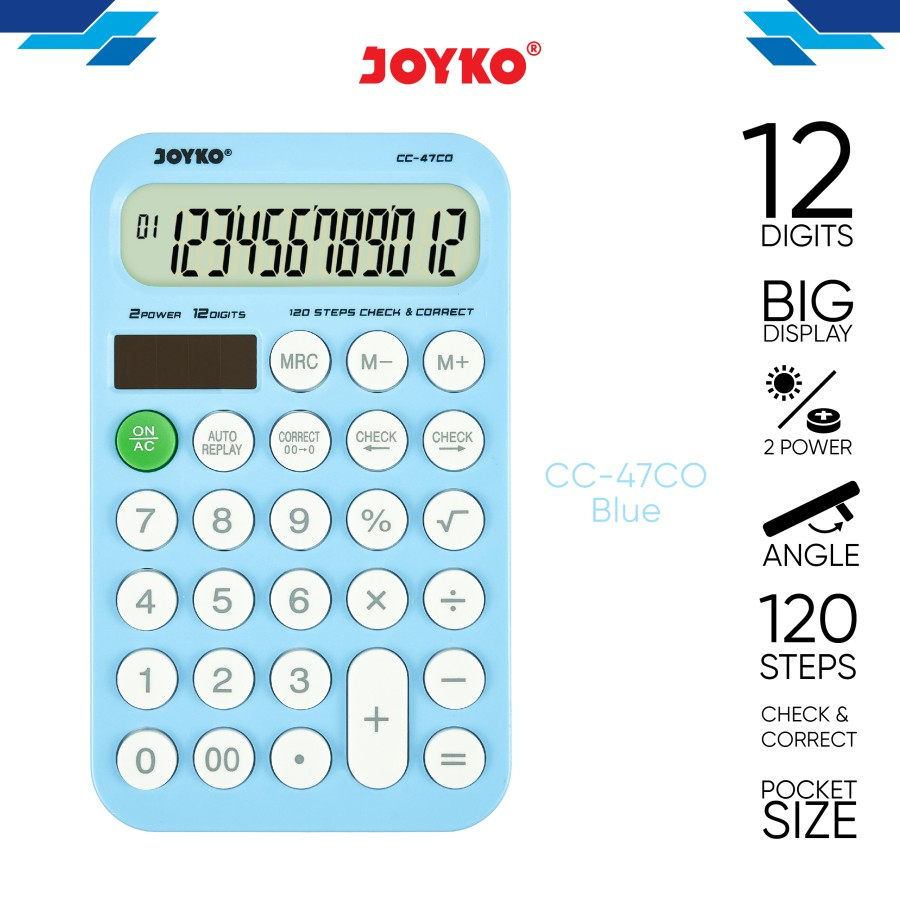 Kalkulator - Joyko Calculator CC-47CO 12 Digits