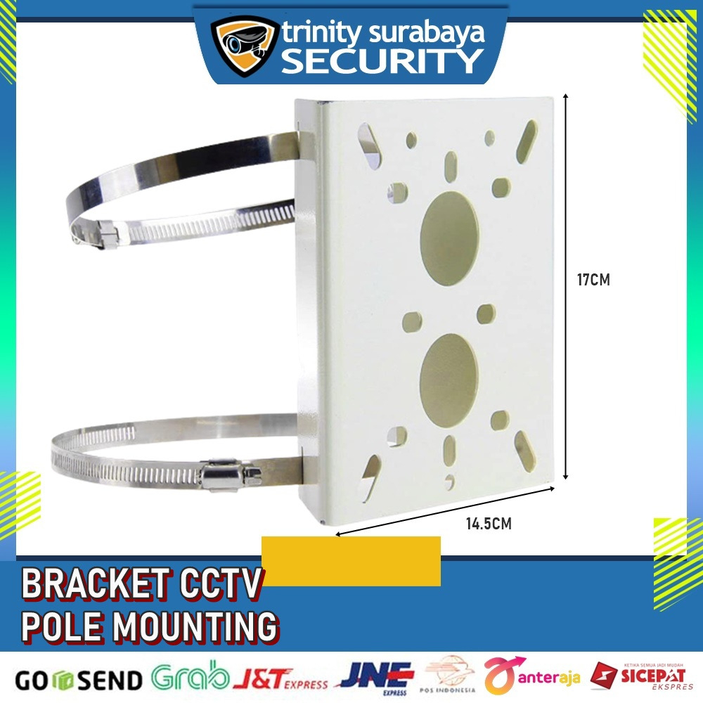 Bracket CCTV Pole Mounting / Bracket Tiang Sedang Trinity