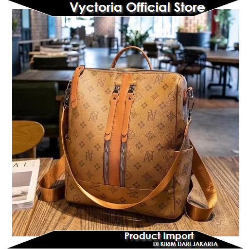 (COD) Vyctoria VOS1049 Tas Ransel Wanita Backpack Multifungsi Import Premium Promo JT1049 1049