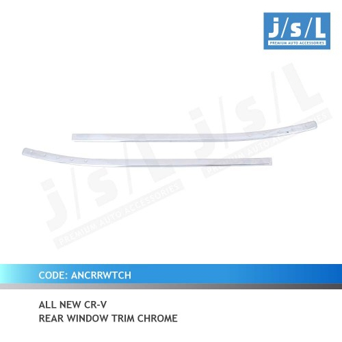 All New CRV Gen 3 2008 Aksesoris JSL List Kaca Belakang Rear Window Trim Chrome