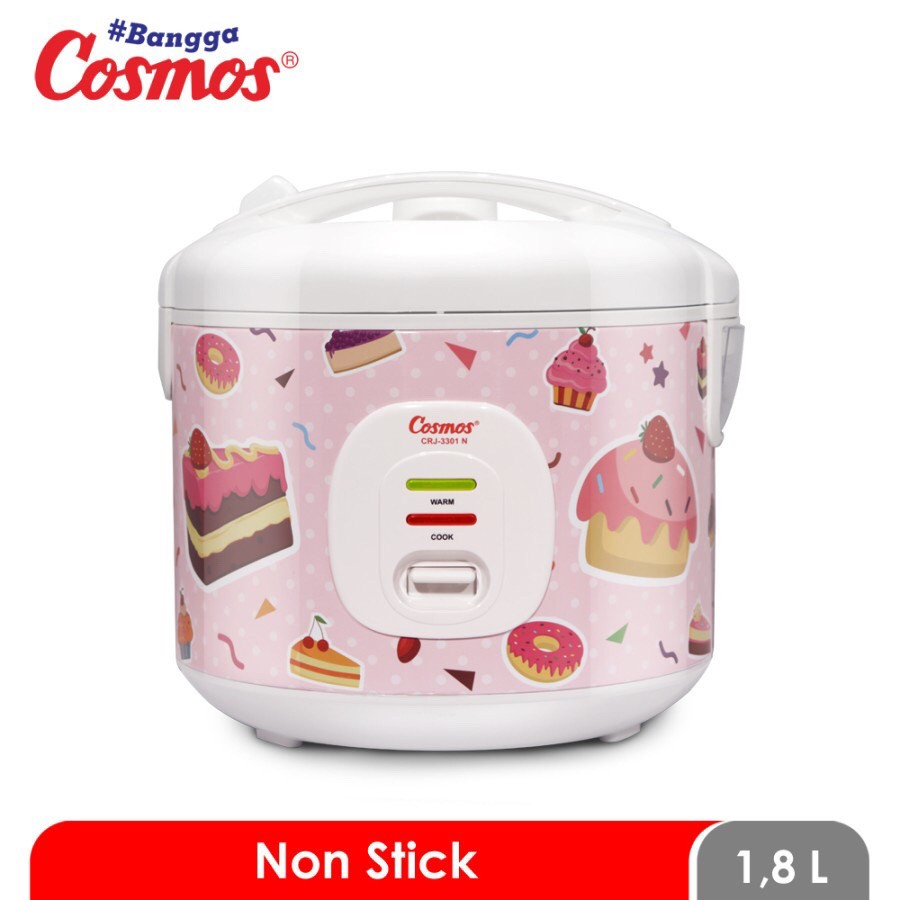 Rice Cooker Magic Com Cosmos CRJ3301N CRJ 3301 N 1.8L 1.8Liter Penanak Nasi