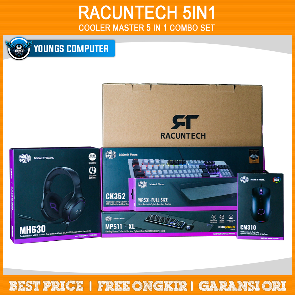 Cooler Master RacunTech Bangsawan Gaming Peripherals 5in1 Gaming Kit