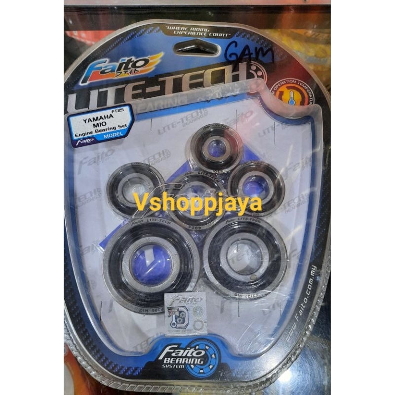 Bearing Faito Lite tech Mio sporty-Mio OLD-Mio senyum Original Faito