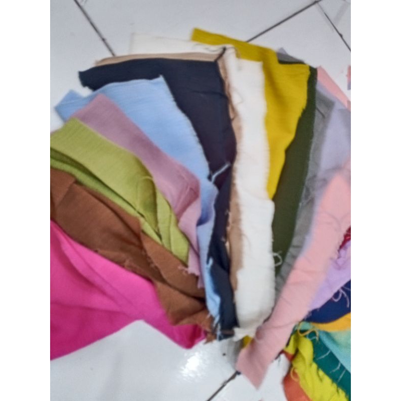 kain rayon. rinckel berbagai warna