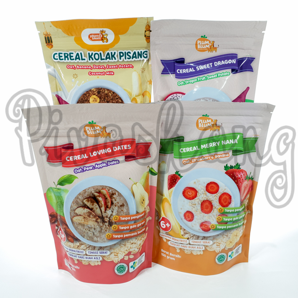 Plum And Blum Cereal Buah Mpasi Sereal Anak Bayi