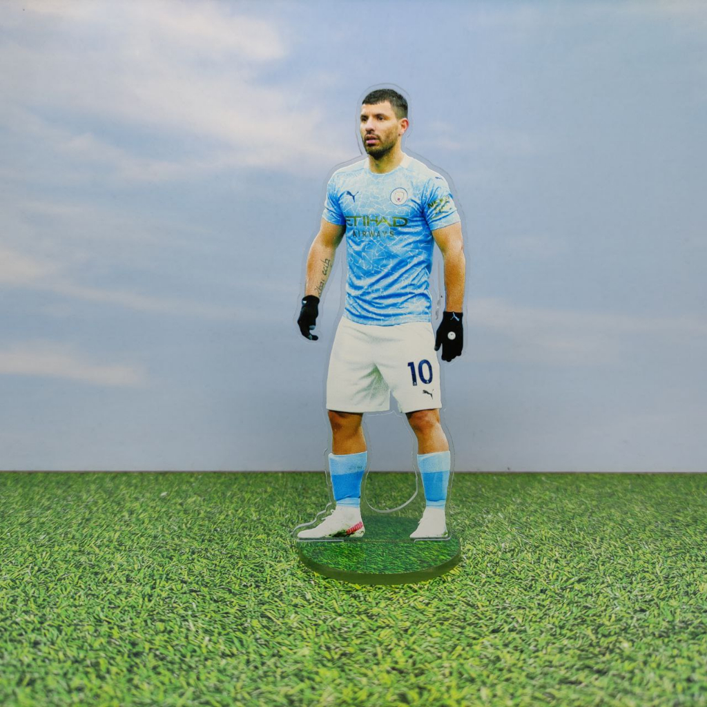 Standee Action Figure Sergio Kun Aguero Legenda Sepakbola Manchester City