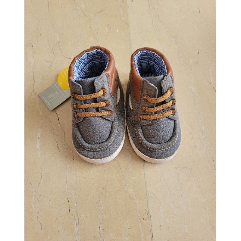 brand new Primark Essentials baby prewalker boys shoes sepatu bayi laki-laki size 9-12m