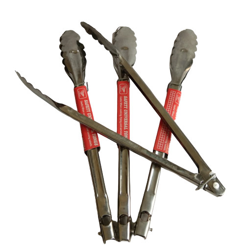 Penjepit Capit Makanan Kue Gorengan Panggangan Grill BBQ Stainless Steel