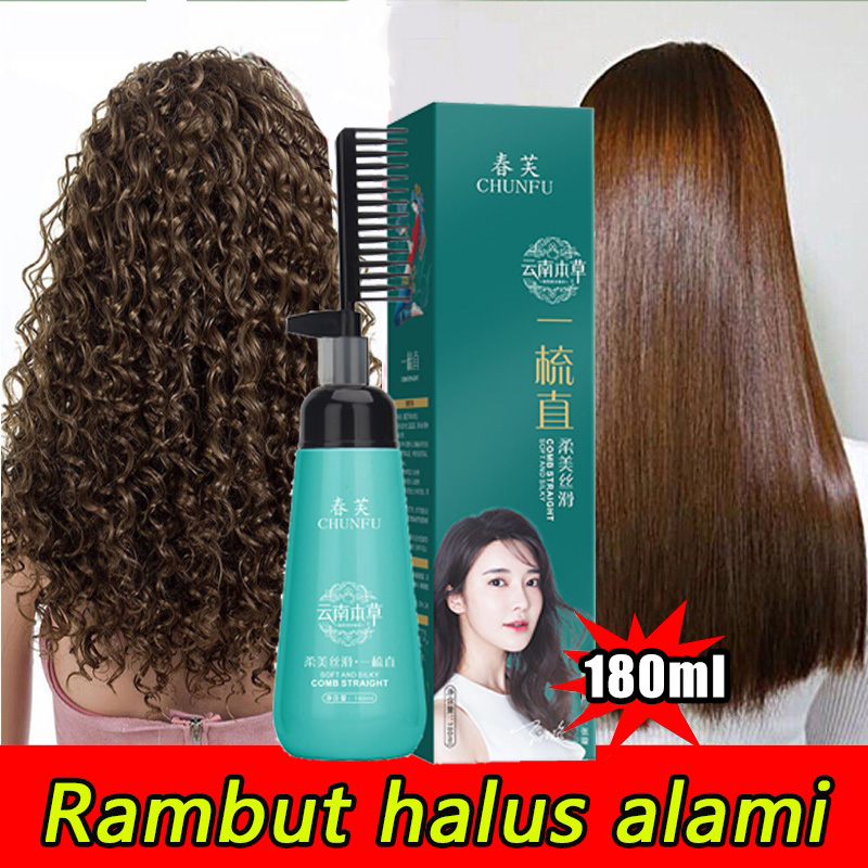 Obat Pelurus Rambut Permanen pelurus rambut keriting pelurus rambut permanen tanpa catok keratin hair treatment 180ml