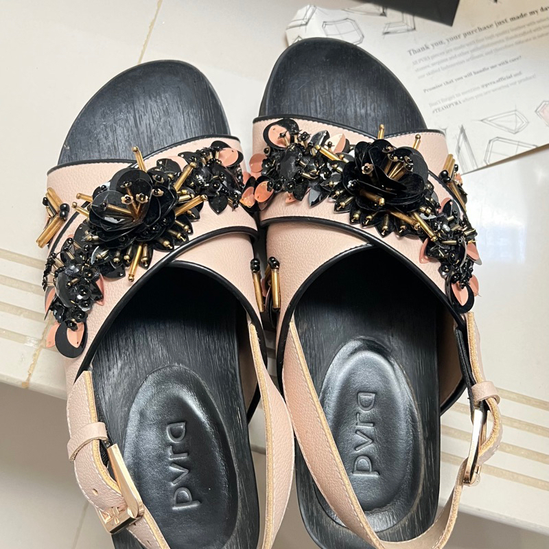 PVRA cavvami nude black signature size 37