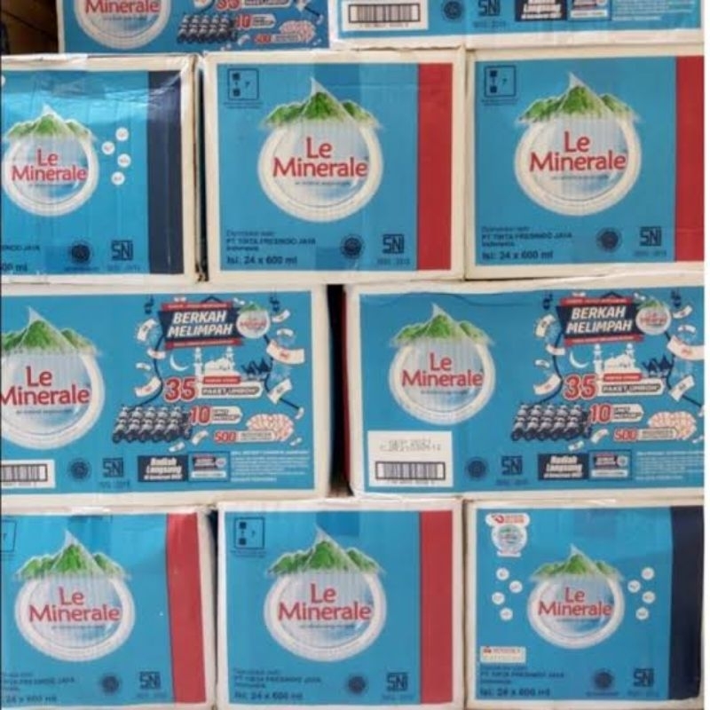 

le mineral 600ml 1 dus