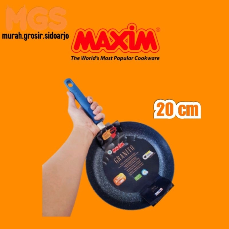 MAXIM TEFLON FRYPAN GRANITO TERMURAH