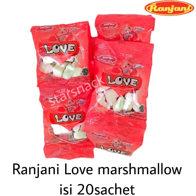 

Ranjani Love marshmallow isi 20pc/pak