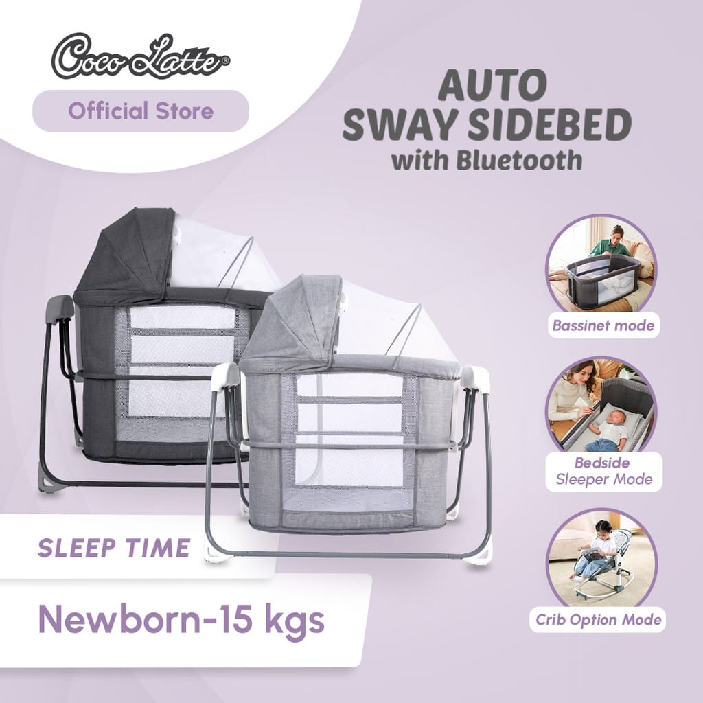 Cocolatte Box Baby Auto Sway Side Bed 62989 - Tempat Tidur Bayi