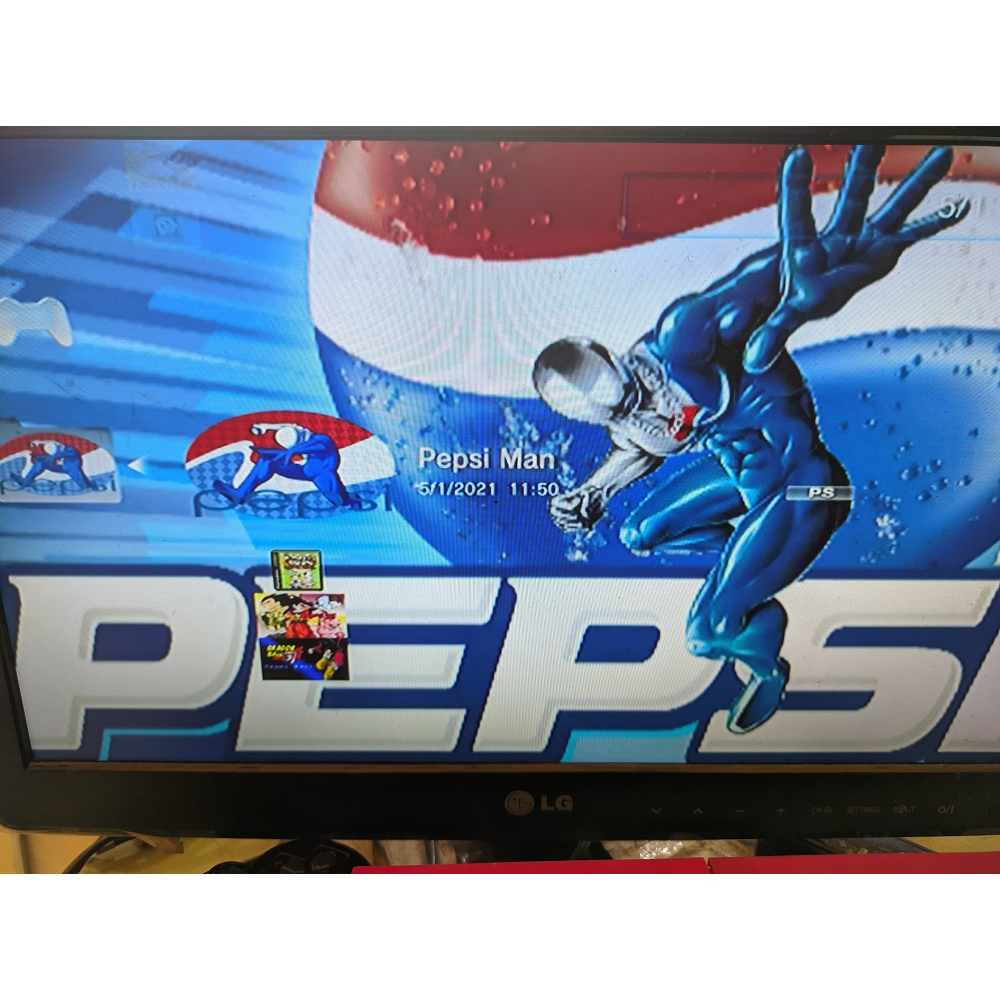 DVD Kaset Game PS1 PKG Multiman HEN Pepsiman