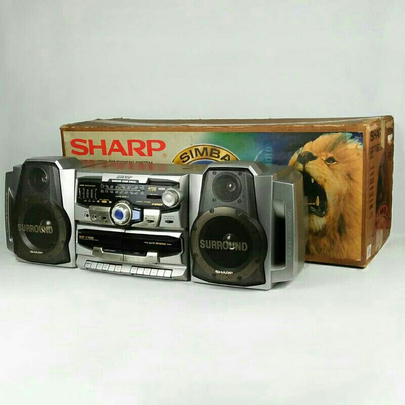 TAPE RADIO COMPO SHARP SIMBA WF-1100L(S)