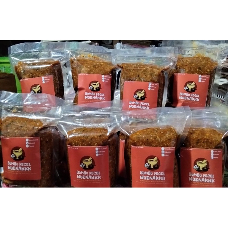 

Bumbu Pecel homemade sehat lezat 200gr