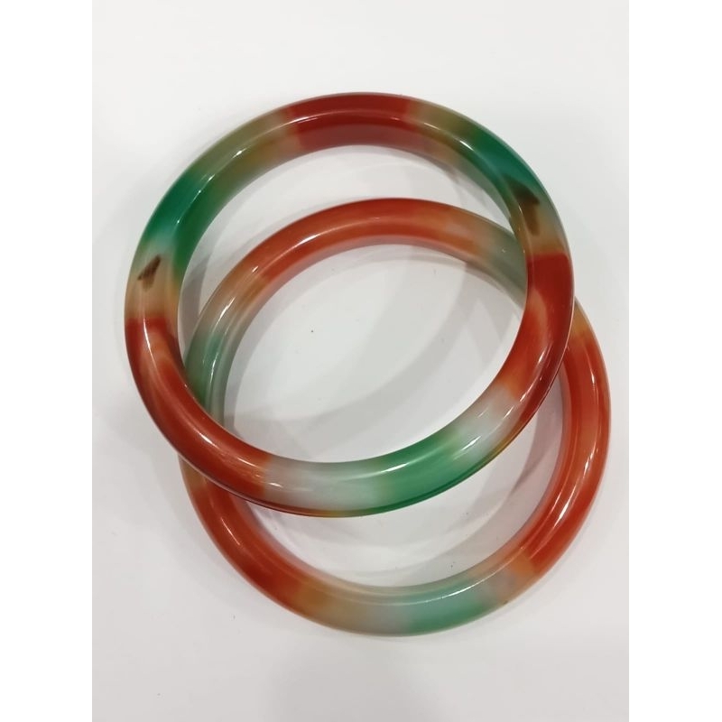 COD✅Gelang batu akik ring giok burma free box kancing