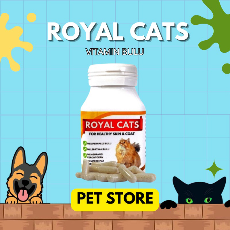 Vitamin Bulu Kucing ROYAL CATS Kemasan 1 Kapsul
