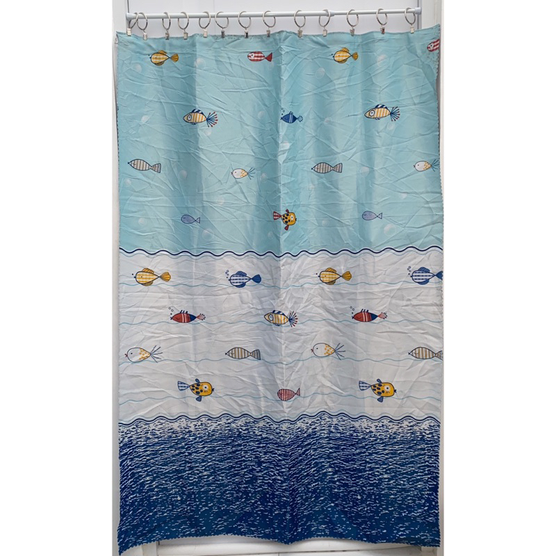 Gorden Anak Gambar ikan / Gorden Karakter 100 x 150