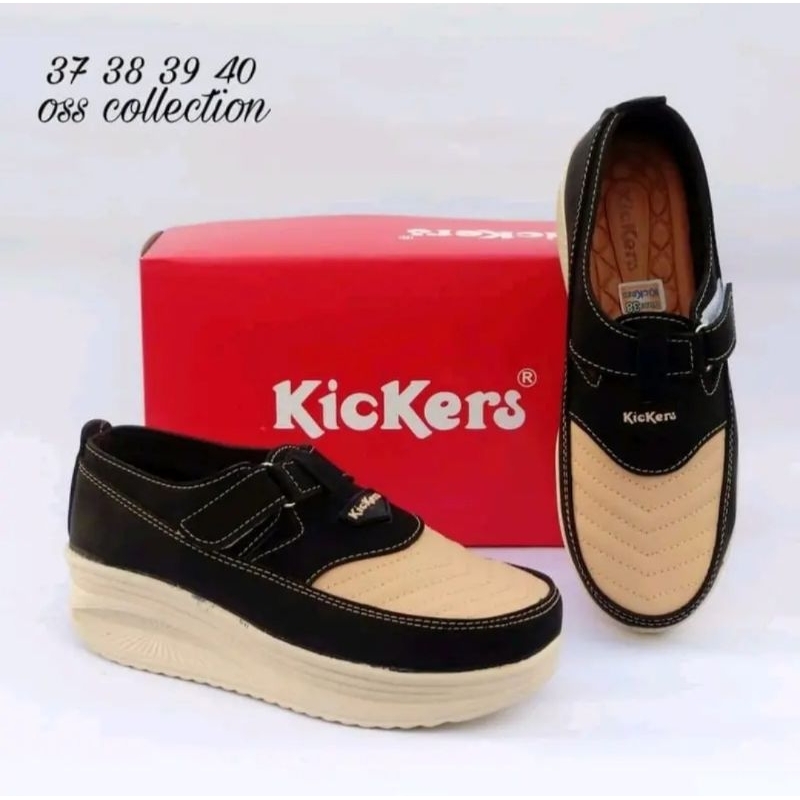 WEDGES SEPATU WANITA KICKERS/SEPATU WEDGES IMPORT