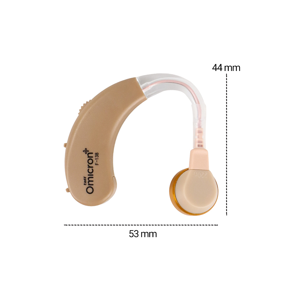 TaffOmicron Earphone Alat Bantu Dengar Pengeras Suara Hearing Aid - F-138