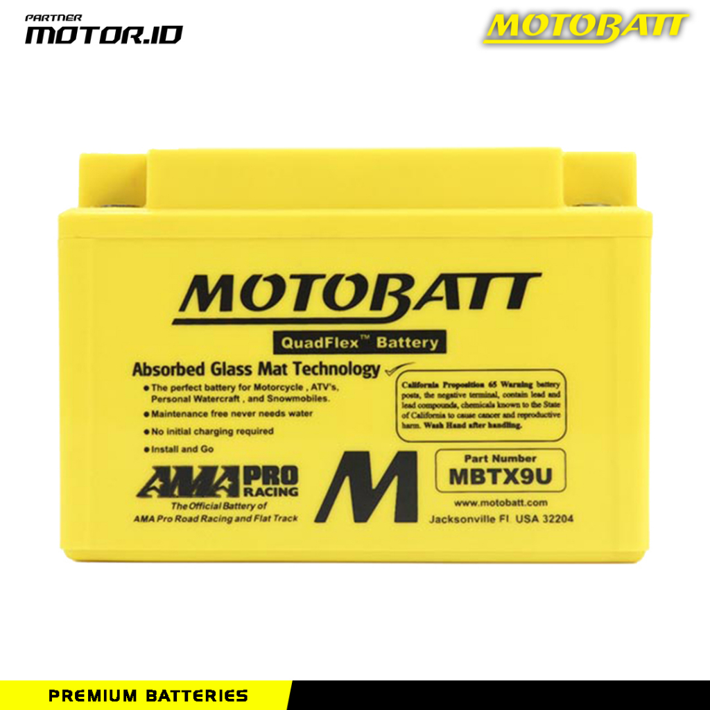 AKI MOTOBATT QUADFLEX MBTX9U AKI NINJA 250 FI KTM DUKE 200 250