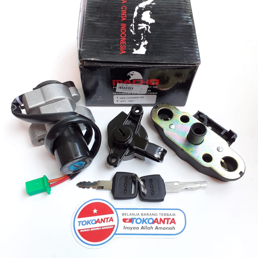Kunci Kontak Set Kunci Jok Motor Suzuki Thunder 125 Thunder125 Macho