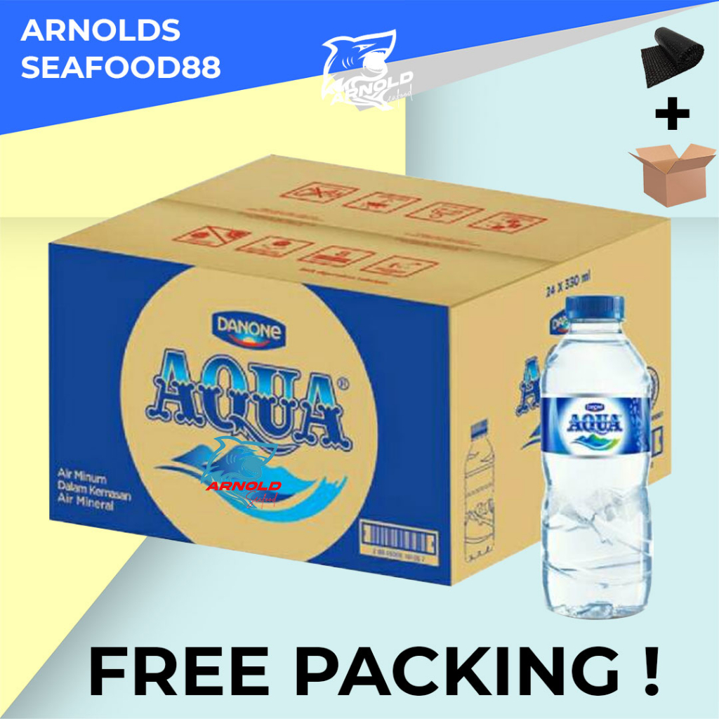 

AQUA Air Mineral 330ml 1 Dus Isi 24 Botol