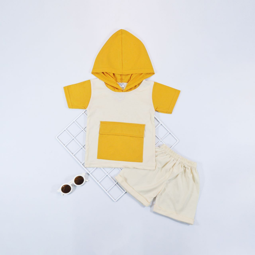 OWLET - SETELAN ANAK LAKI / SET HOODIE / SETELAN ANAK LAKI POCKET