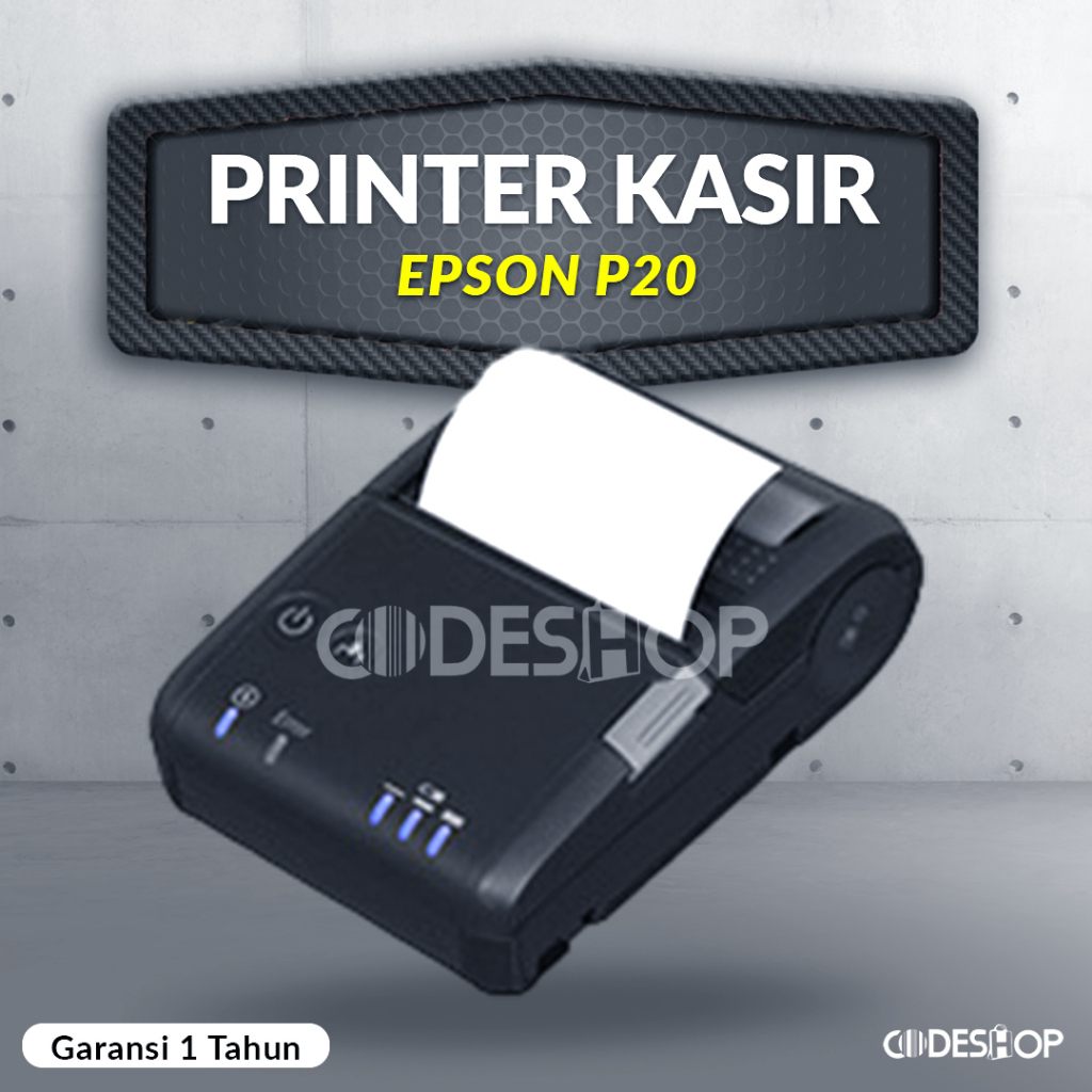 Printer Kasir Thermal EPSON TM-P20 Portable Bluetooth