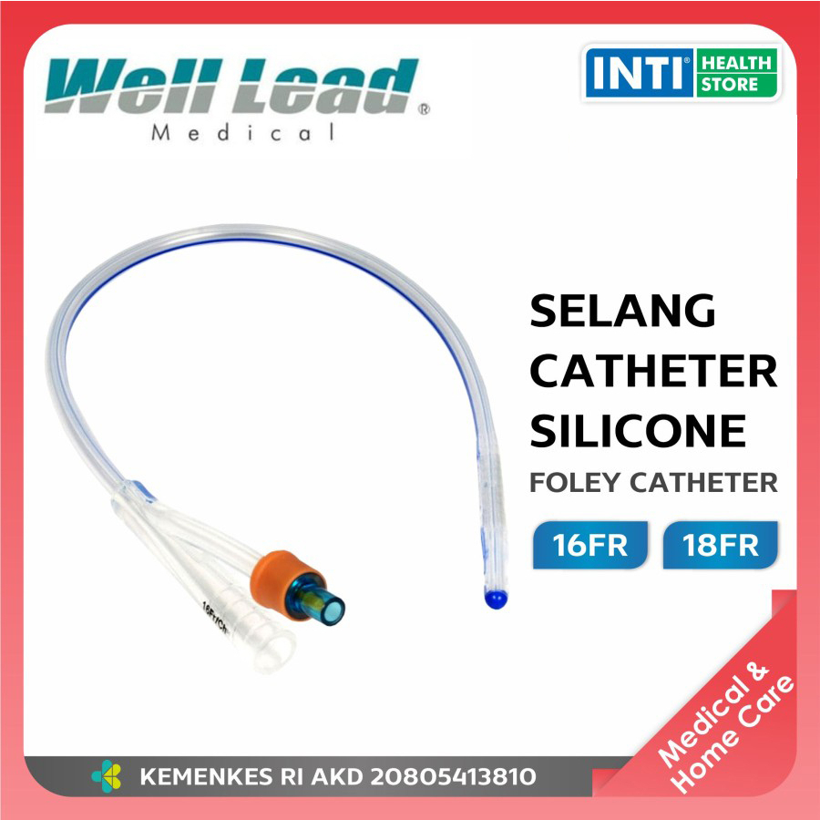 Selang Catheter Silicone / Foley Catheter WELL LEAD
