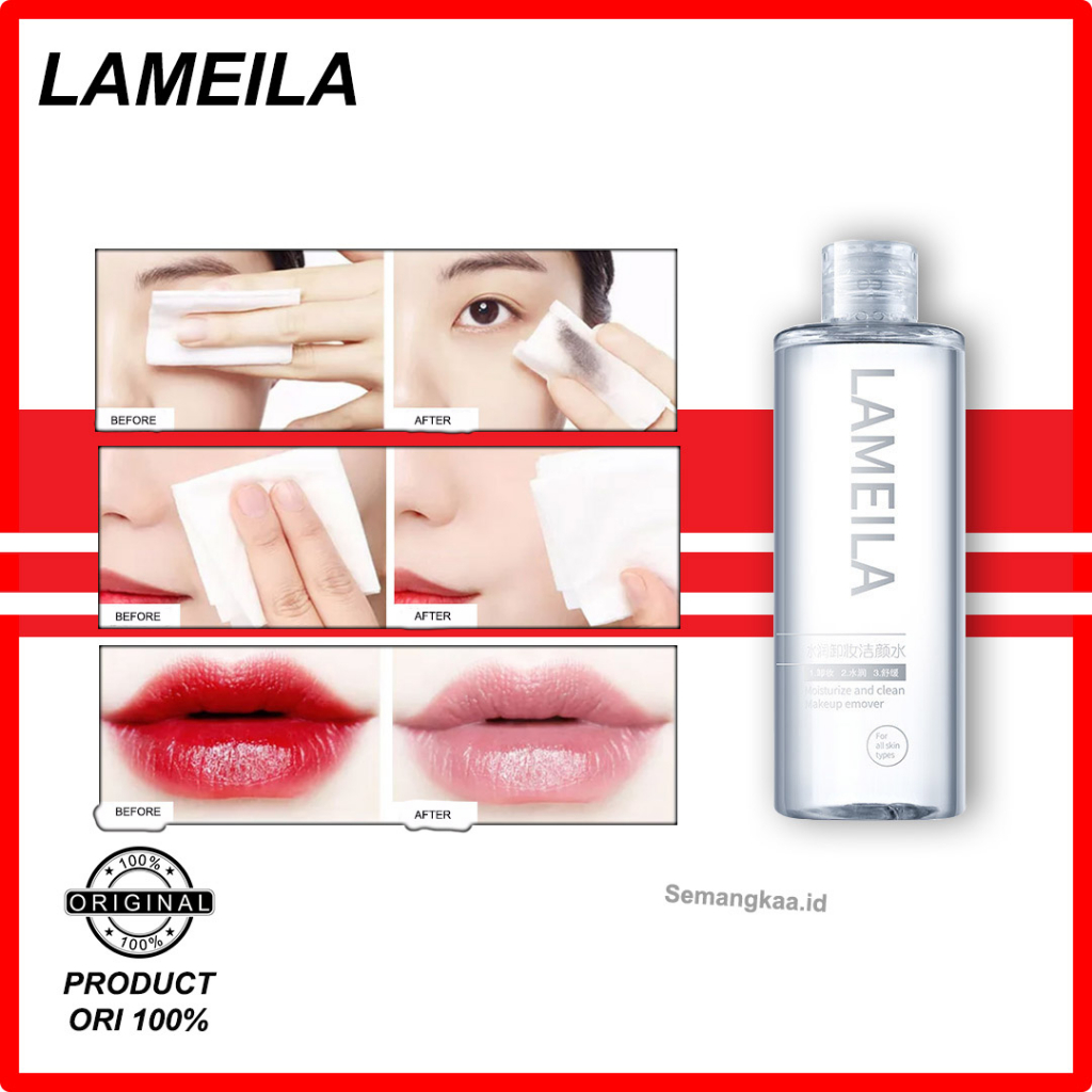 LAMEILA Pembersih Wajah Make Up Remover 300ml LA027