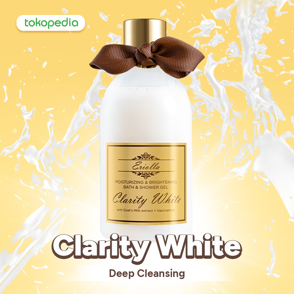 | RM | ERIOLLA BATH &amp; SHOWER GEL BRIGHTENING MOISTURIZER CLARITY WHITE - SWEETE DREAM - GOLDEN BROWN - SABUN MANDI 250ML