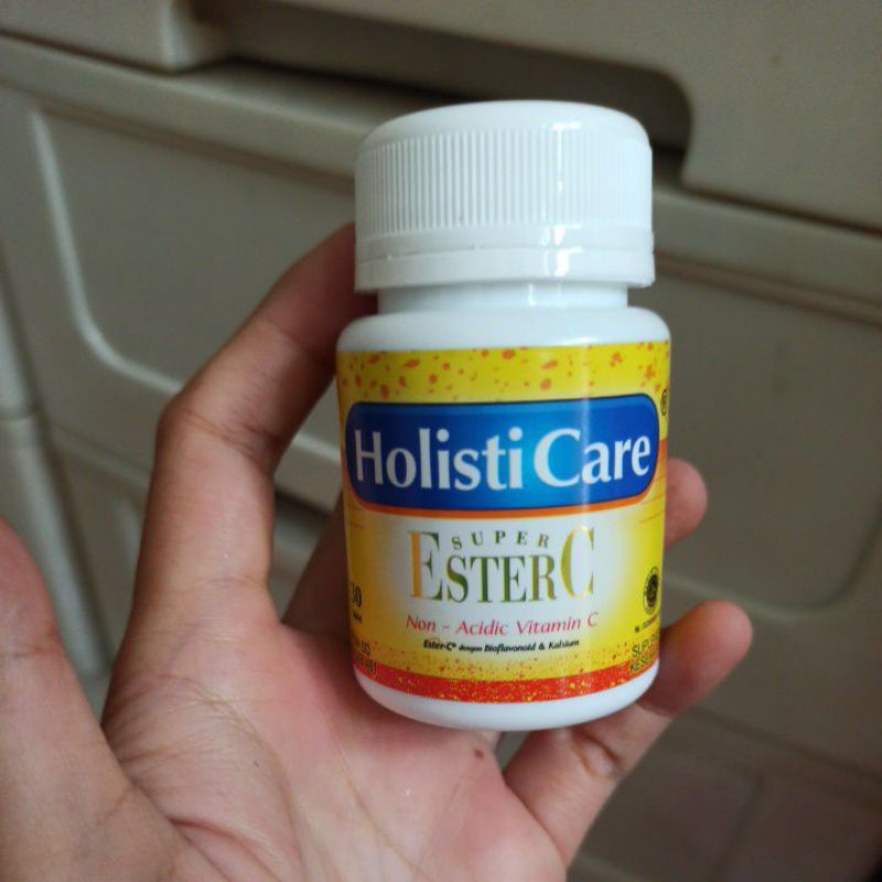 Holisticare Super Ester C EsterC 30 tablet Vitamin C antioksidan kalsium bioflavonoid