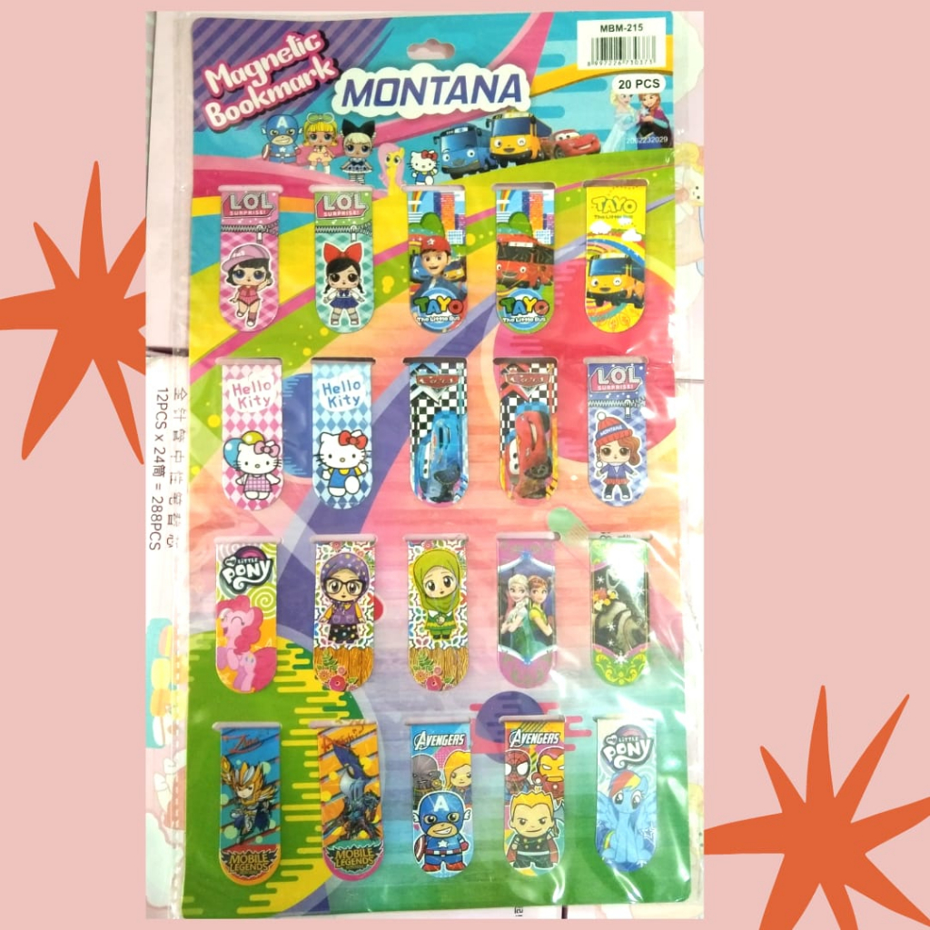 

Pembatas buku/ Pembatas Magnet/ Pembatas Buku Magnet/ Pembatas isi 20 pcs tick note / bookmark / STICK NOTES MAGNET ISI 20PCS / pembatas buku magnet isi 20pcs