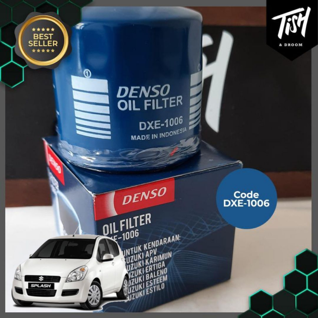 Denso DXE 1006 Oil Filter Suzuki Splash Filter Oli Mobil