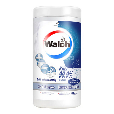 Walch Multi Purpose Disinfectant Wipes High Efficiency 84 per pack