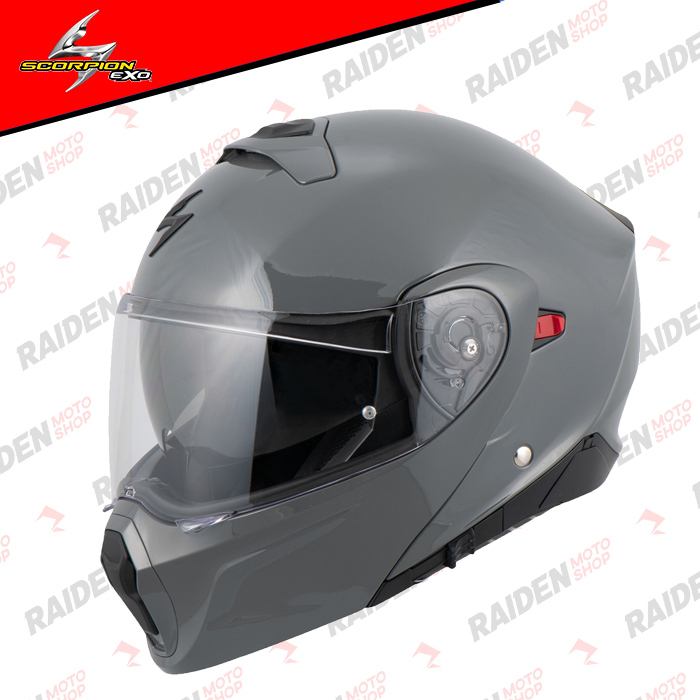 SCORPION EXO-930 CEMENT GREY MODULAR HELMET