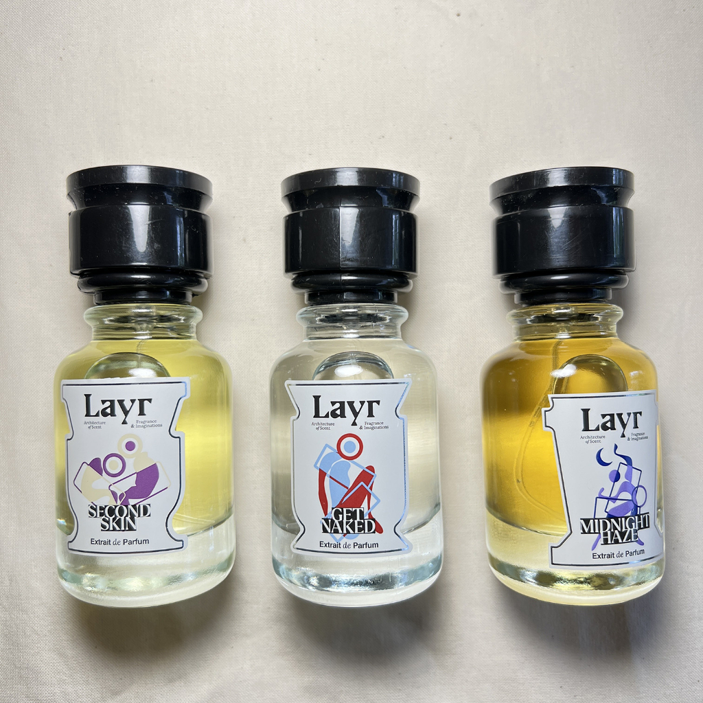 [Decant Share] Layr Fragrance - SECOND SKIN | MIDNIGHT HAZE | GET NAKED | SLOW DANCE | KYOTO JAZZ | CHRONIC TONIC | VELVET DREAM | FORBIDDEN GARDEN