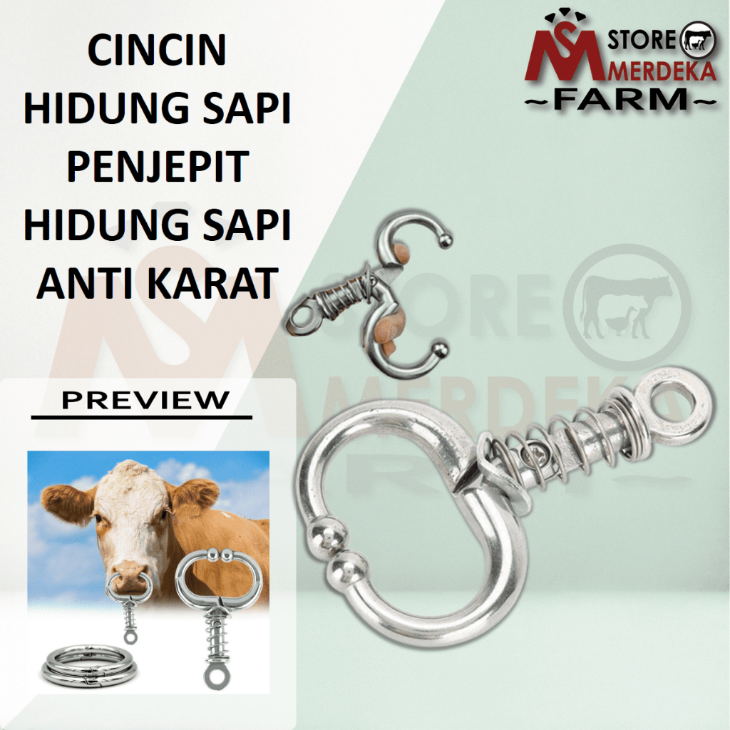Cincin Hidung Sapi  Penjepit Hidung Sapi Anti Karat
