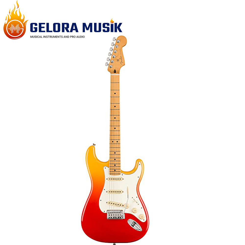 Gitar Elektrik Fender Player Plus Stratocaster, Maple FB, Tequila Sunrise