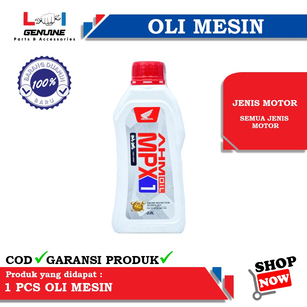 -LOI- OLI AHM MPX 1 800ML SAE 10W-30 SL MA