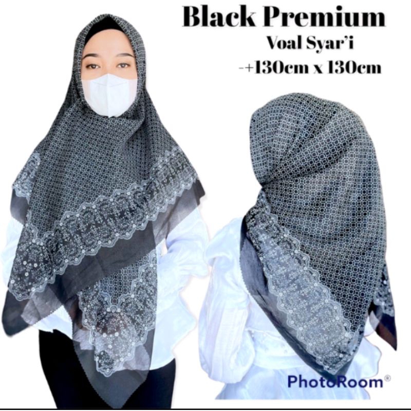 Jilbab Voal Premium 130x130 ( H A )