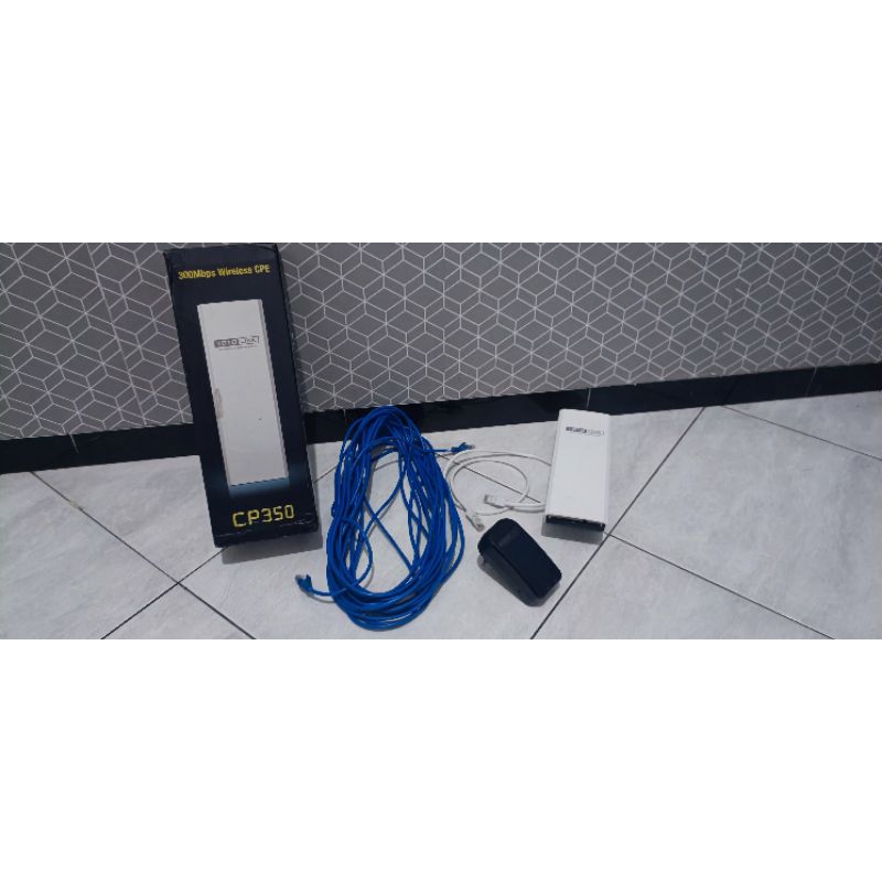 Alat Tembak Wifi | Totolink CP350 + Kabel LAN 20 Meter