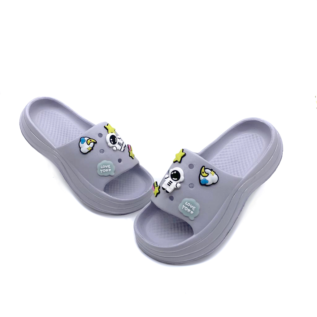 EVA Sandal Fuji / Sandal Wanita Jelly Wedges Platfrom Tebal Terbaru Size.36-40