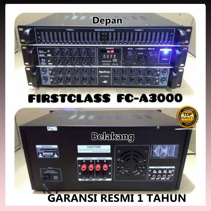 AMPLIFIER FIRSTCLASS FC A3000 POWER AMPLI FC A 3000 ORIGINAL