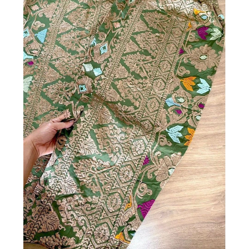 kamen bordir full strait terlaris termurah terbaru rok panjang wanita kamen motif pucuk