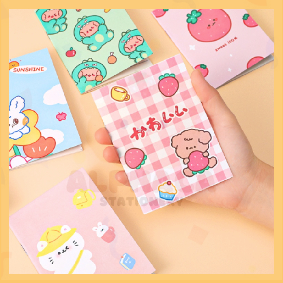

[ALPHACA] Mini Notebook/ Buku Catatan Kecil/ Mini Book